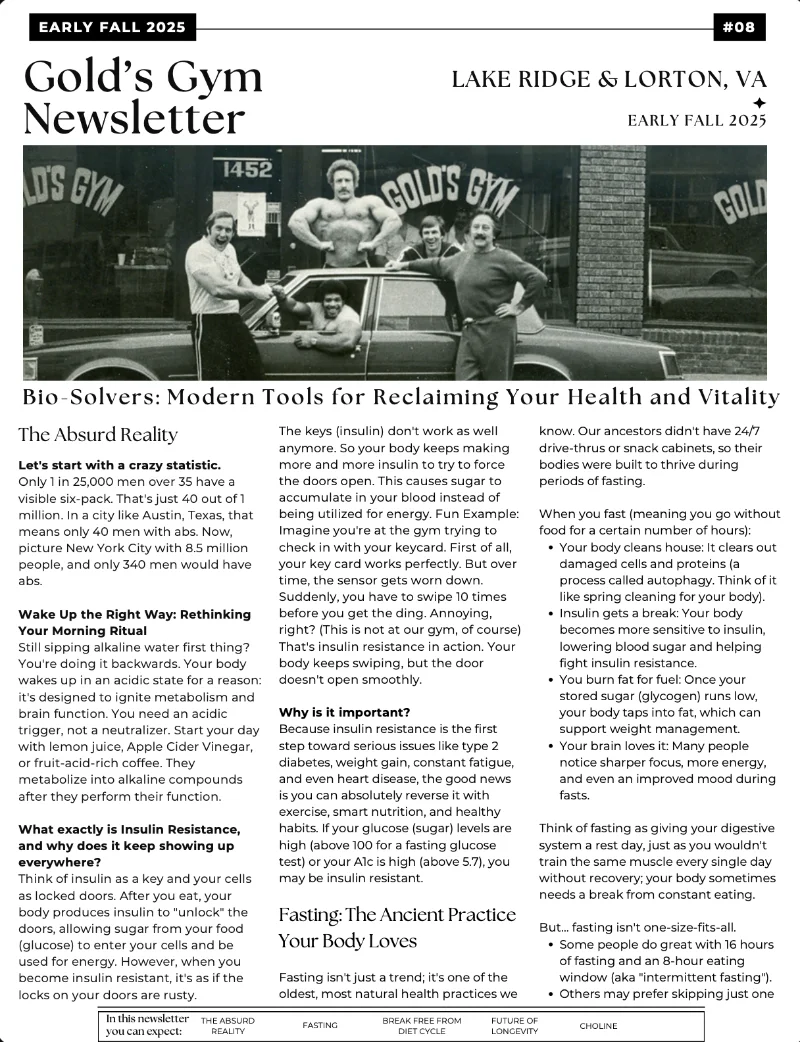 Early Fall 2025 newsletter cover, issue 08
